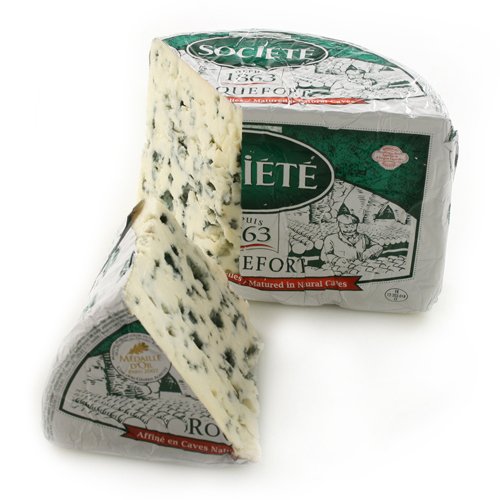 Roquefort Aop Societe Bee - Whole Foiled Half Moon 3 Pound Roquefort Aop Societe Bee - Whole Foiled Half Moon 3 Pound