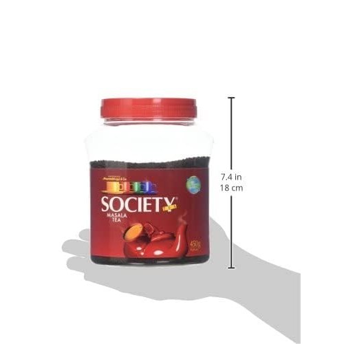 Society Masala Tea 16 Oz, 225 Cups, Indian Organic Black Tea, wi...