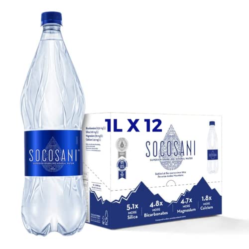 Socosani Sparkling Ph Balanced Electrolyte Mineral Water 1Lt X 1