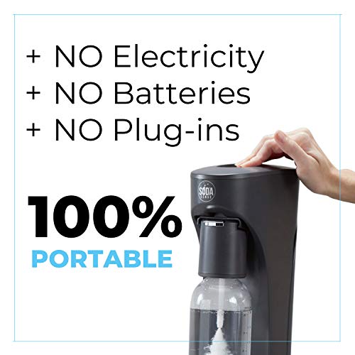 Soda Sense The Soda Sensei Sparkling Water Maker, Carbonate Anyt