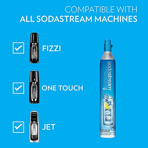 Sodastream 60L Co2 Carbonators Bundle 14.5Oz, Set Of 3 And One C