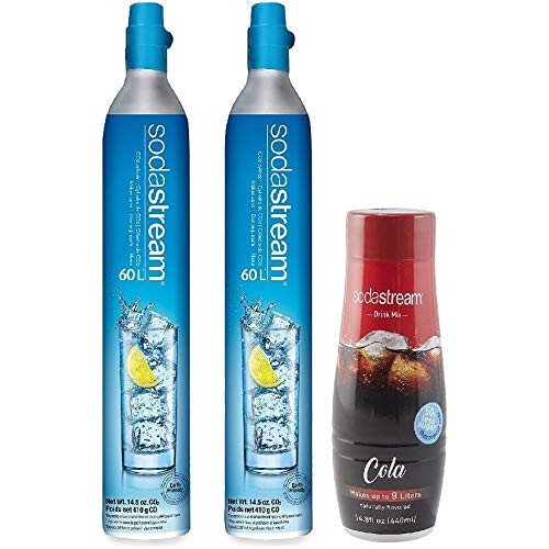 Sodastream 60L Co2 Carbonators Bundle 14.5Oz, Set Of 2 And One C