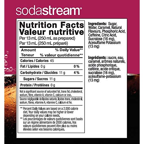 Sodastream Black Cherry Cola Syrup, 14.8 Fluid Ounce