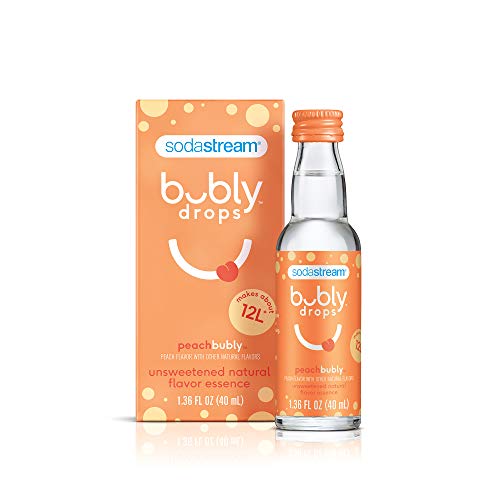Sodastream Bubly Drops Peach 3Pk, Peach, 4 Fl Oz