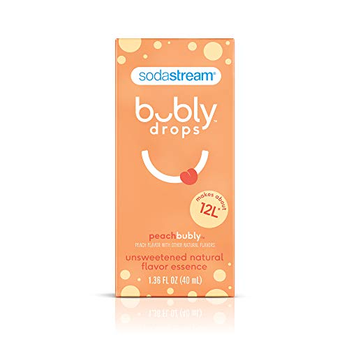 Sodastream Bubly Drops Peach 3Pk, Peach, 4 Fl Oz