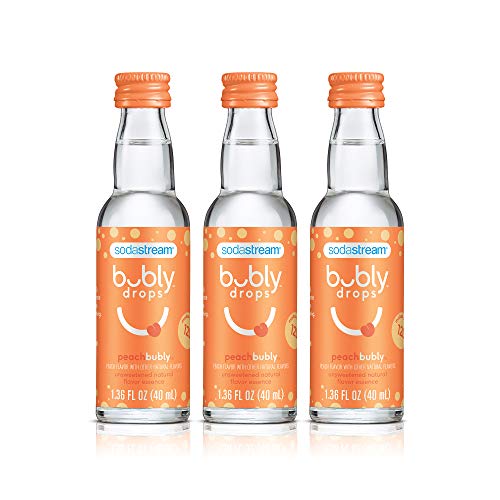 Sodastream Bubly Drops Peach 3Pk, Peach, 4 Fl Oz