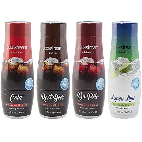 Sodastream Flavors Original Variety Pack 440Ml 4 Pack, 59.5 Fl Oz