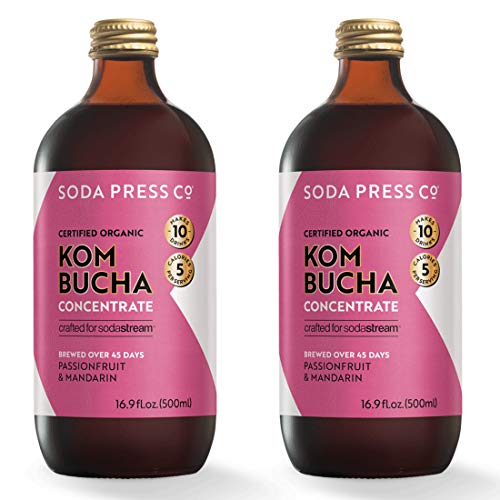 Sodastream Organic Passionfruit &Amp; Mandarin Kombucha Flavor Mix,