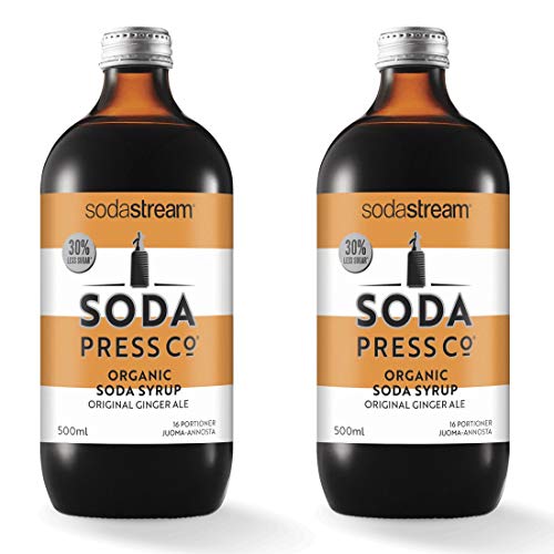 Sodastream Soda Press Organic Ale Flavor Mix, Ginger, 16.9 Fl Oz