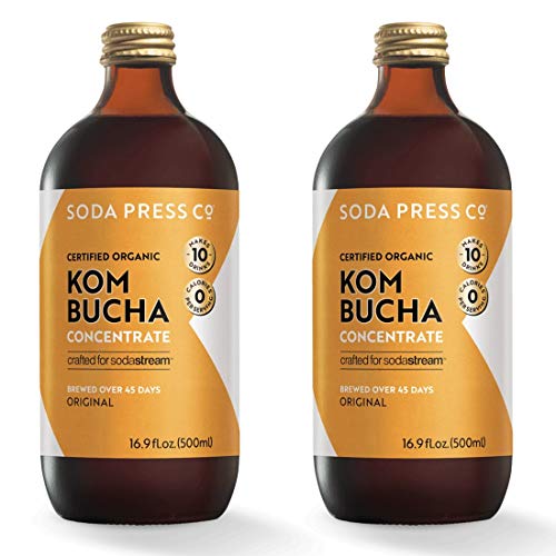Sodastream Soda Press Organic Kombucha Flavor Mix, Original, 16.