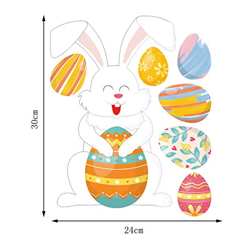Sodoop Easter Wall Sticker, Personality Rabbit Easter Stickers R