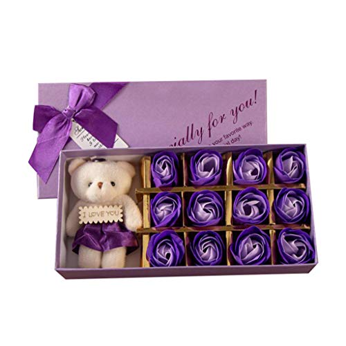 Sodoop Valentines Day 12Pcs/Box Romantic Rose Plant Essential O