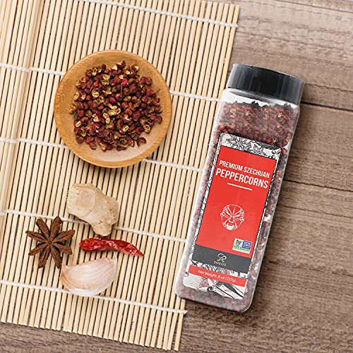 Soeos Authentic Sichuan Peppercorns 8Oz Grade A, Non-Gmo Verif