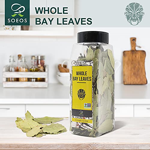Soeos Bay Leaves 2Oz, Non-Gmo Verified, Bay Laurel Leaf, Dried B