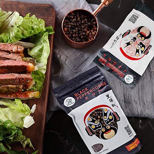 Soeos Black Peppercorns, Whole Black Pepper. Black Peppercorsn