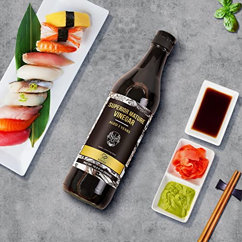Soeos Chinkiang Vinegar, Mature Aged Black Vinegar, Chinese Blac