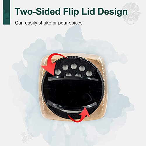 Soeos Ground White Pepper, Ground White Peppercorns, Fine Grain,