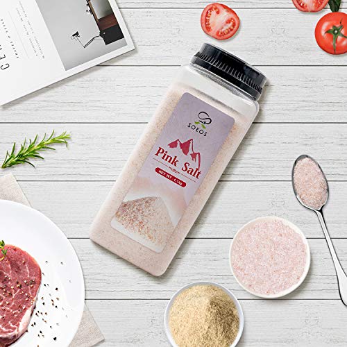 Soeos Himalayan Salt, Pink Salt, 1.1 Kg 38.8Oz. Himalayan Pink