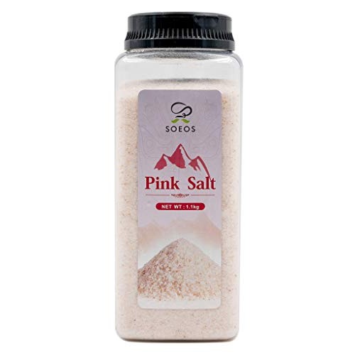 Soeos Himalayan Salt, Pink Salt, 1.1 Kg 38.8Oz. Himalayan Pink