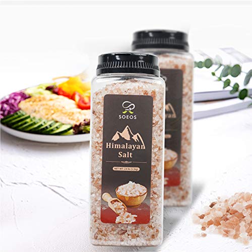 Soeos Hymalayan Salt, Pink Salt, , 2.4 Lb 38.8Oz. Coarse Grain
