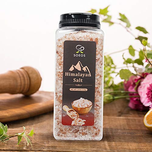 Soeos Hymalayan Salt, Pink Salt, , 2.4 Lb 38.8Oz. Coarse Grain