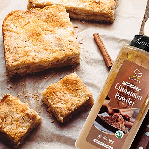 Soeos Organic Cinnamon Powder 15 Oz, Pure Cinnamon Powder, Premi