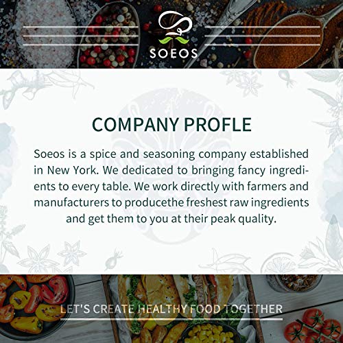 Soeos Organic Cinnamon Sticks 8 Oz, 3.5 Inches Length, Perfect