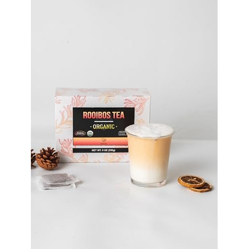 Soeos Rooibos Tea, Rooibos Tea Organic, Rooibos Tea Bags 100 Co...