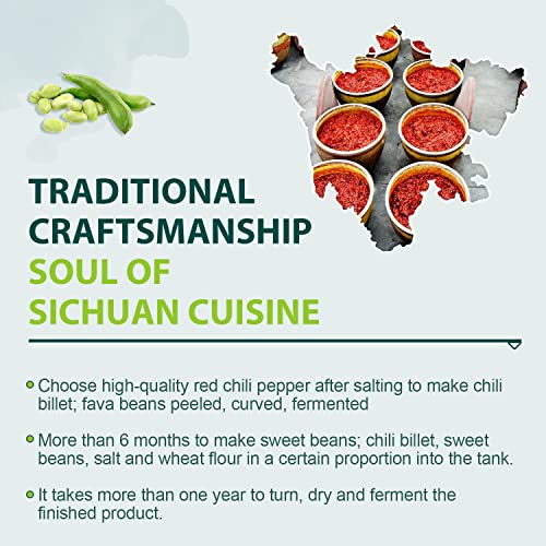 Soeos Sichuan Broad Bean Paste with Chili Oil 28.22oz 800g, Ho...