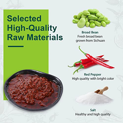 Soeos Sichuan Broad Bean Paste with Chili Oil 28.22oz 800g, Ho...