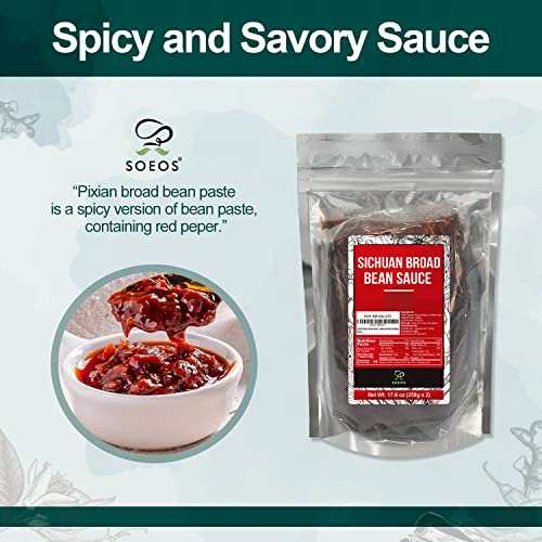 Soeos Sichuan Pixian Boad Bean Paste, Pixian Doubanjiang Chili P