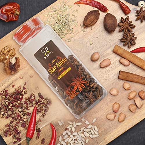 Soeos Star Anise Seeds Anis Estrella, Whole Chinese Star Anise