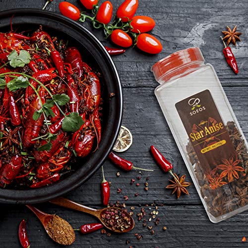 Soeos Star Anise Seeds Anis Estrella, Whole Chinese Star Anise