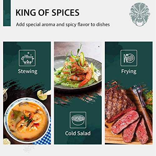 Soeos Whole Black Peppercorns 16 Oz, Grade Aaa, Black Pepperco