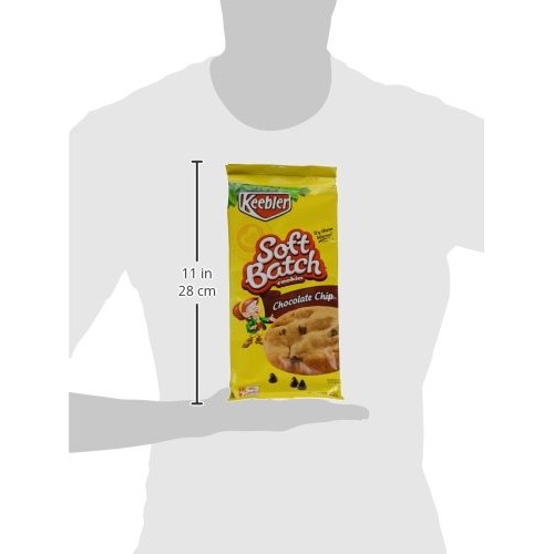 Keebler Soft Batch Cookies, Chocolate Chip, 15 Oz Tray
