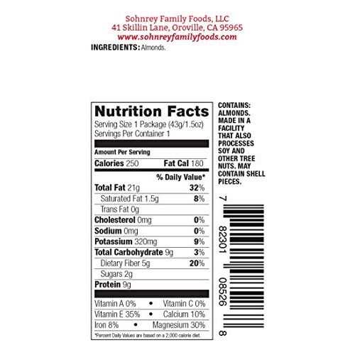 Bold and Spicy Flavored Snack Almonds 1.5 oz Variety Pack by Soh...