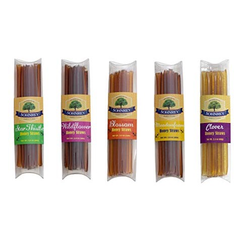 Honey Straws Variety Gift Pack - Five 100% Pure And Natural Cali