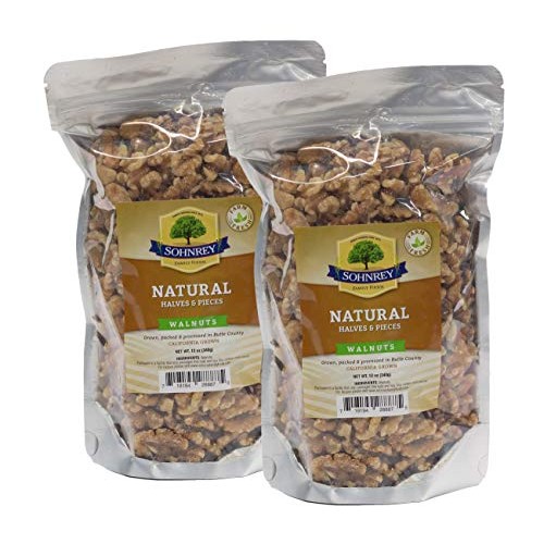 Walnuts Halves And Pieces - Shelled, Raw And 100% Natural - Cali