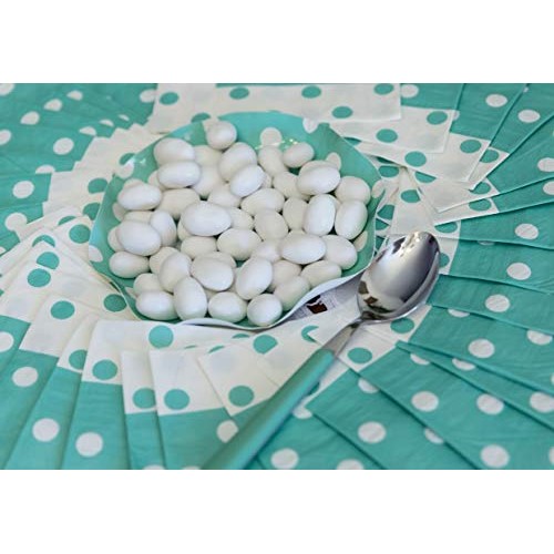 White Jordan Almonds Wedding Shower Party Favor Premium Fine Can