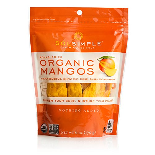 Sol Simple Solar Dried Mango Snack, Ethical Trade From Nicaragua