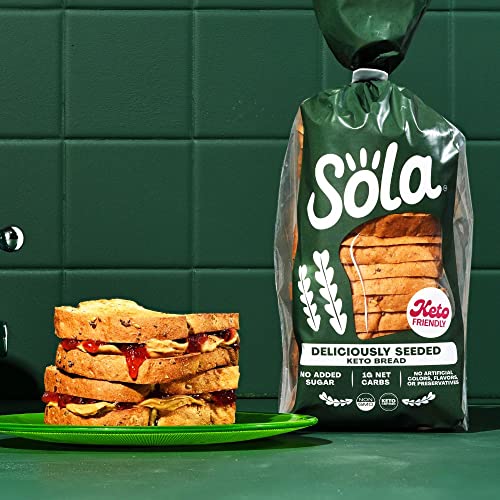 Sola Keto Bread, Deliciously Seeded Case of 6