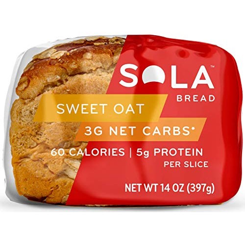 Sola Sweet Oat Bread – Low Carb, Low Calorie, Reduced Sugar, 5G