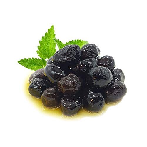 Moroccan Black Olives In Oil Cured In Air Vacuumed Packs - Pack