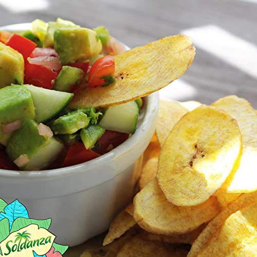 Soldanza Plantain Chips, Lightly Salted, 2.5 Oz Pack Of 24