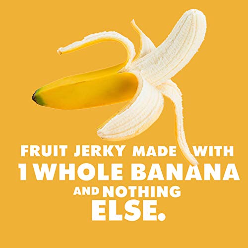 Solely Organic Banana Fruit Jerky, 12 Strips | One Ingredient |