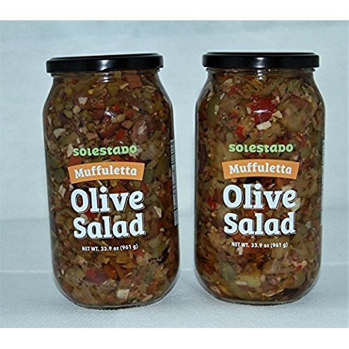 Solestado Muffuletta 2 Pack Olive Salad 33.9Oz Each