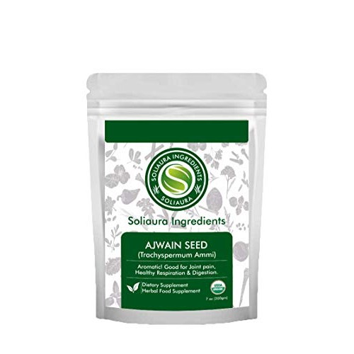 Ajwain Seeds/Carom Seeds Trachyspermum Ammi 7 Oz 200Gm Solia