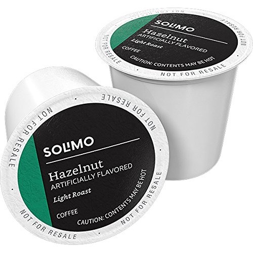 Amazon Brand - 100 Ct. Solimo Light Roast Coffee Pods, Breakfast