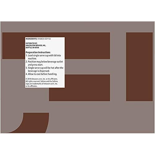 Amazon Brand - 24 Ct. Solimo Coffee Pods, Dark Roast, Compatible