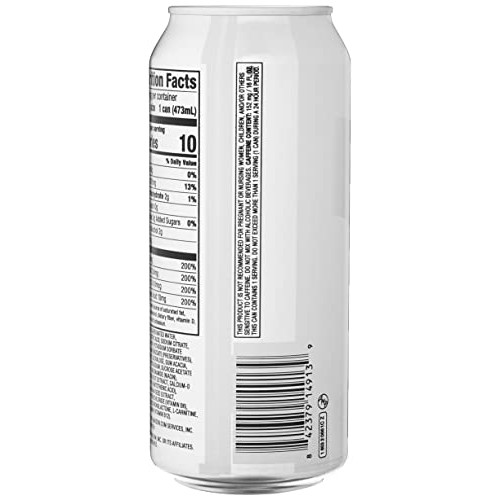 Amazon Brand - Solimo Silver Energy Drink, Sugar Free, 16 Fluid ...